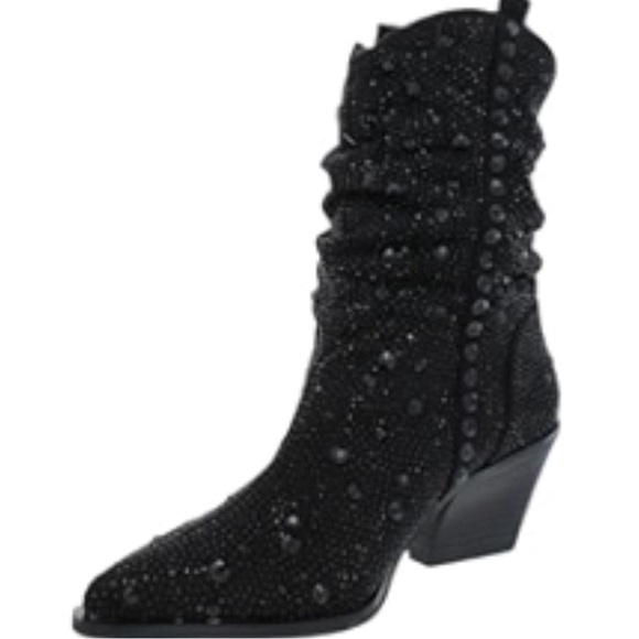 Elegant Black Women's Boots - Picture 2 of 8